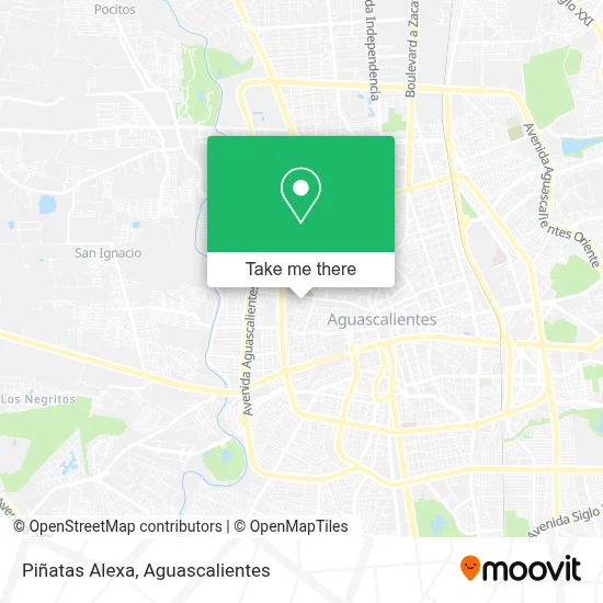 Piñatas Alexa map