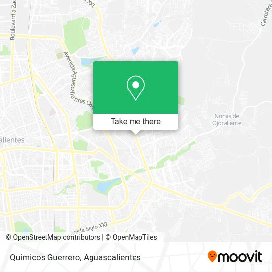 Quimicos Guerrero map