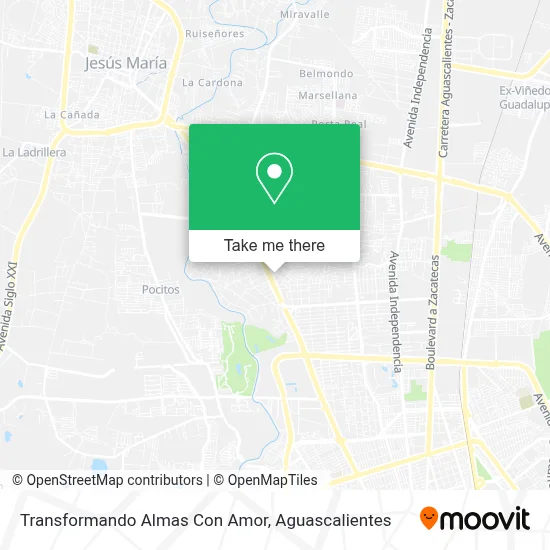 Transformando Almas Con Amor map