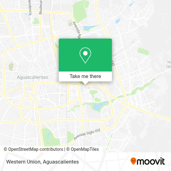 Western Union map