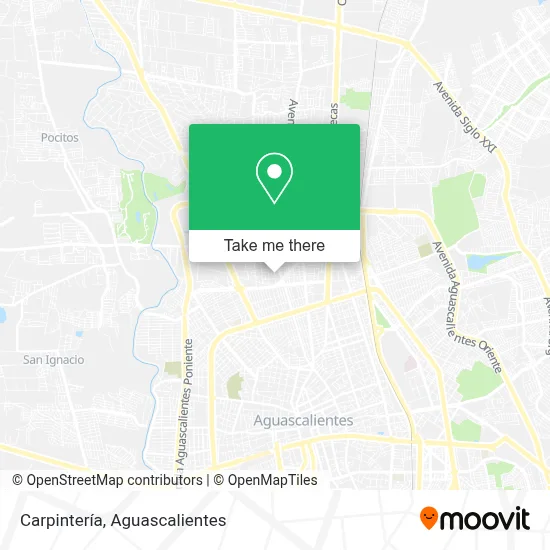 Carpintería map