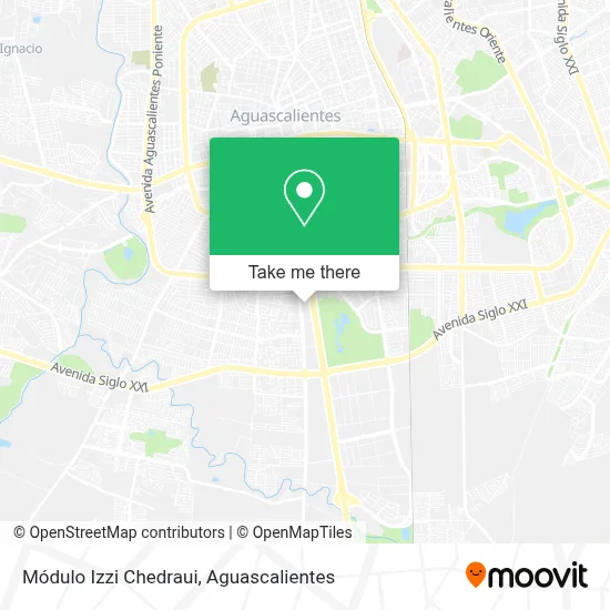 Módulo Izzi Chedraui map