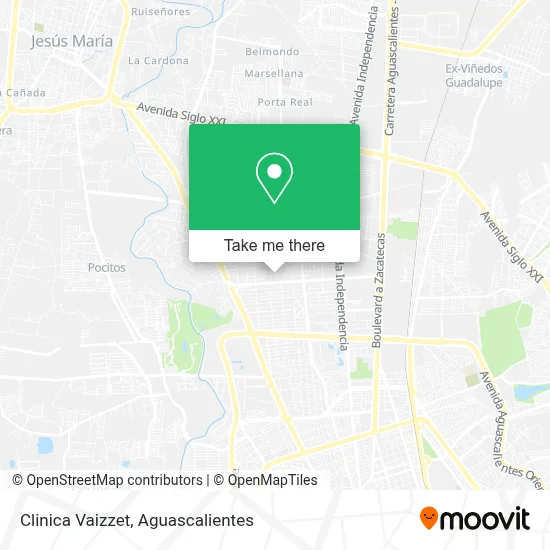 Clinica Vaizzet map