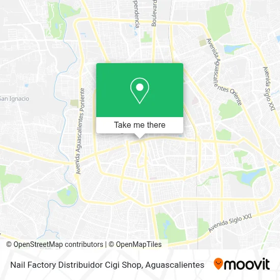 Nail Factory Distribuidor Cigi Shop map