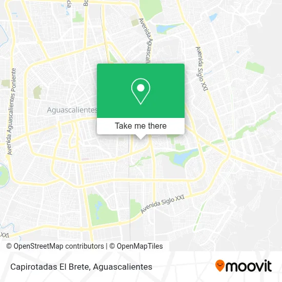 Capirotadas El Brete map