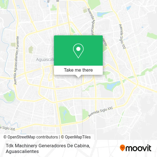 Tdk Machinery Generadores De Cabina map