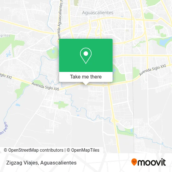 Zigzag Viajes map