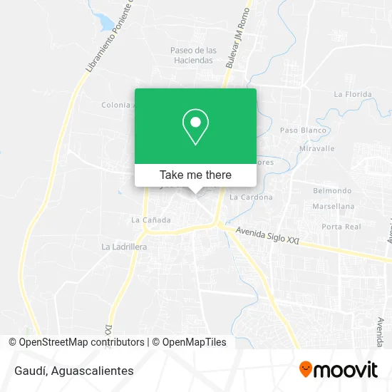Gaudí map