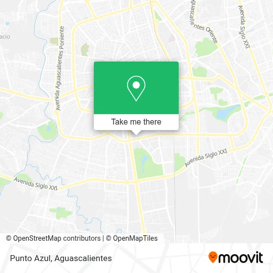 Punto Azul map