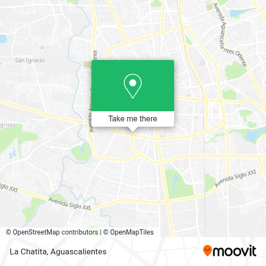 La Chatita map