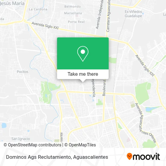 Dominos Ags Reclutamiento map