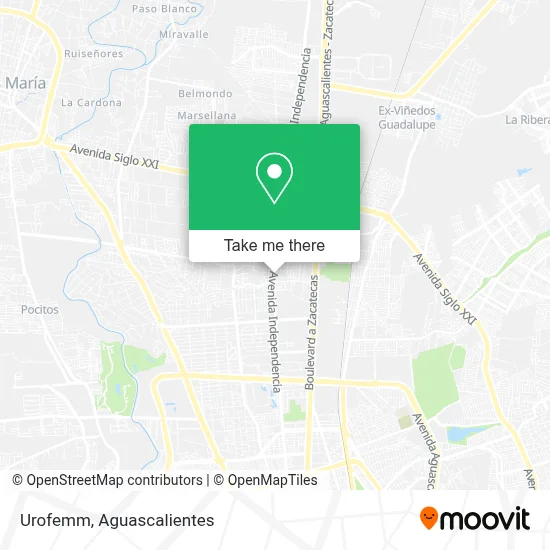 Urofemm map