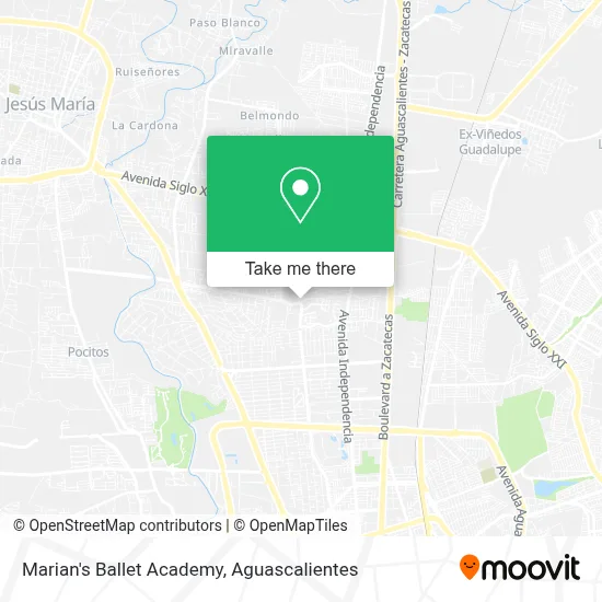 Marian's Ballet Academy map