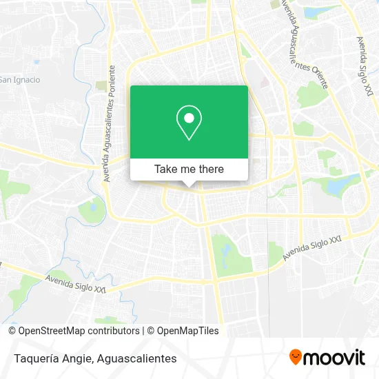 Taquería Angie map