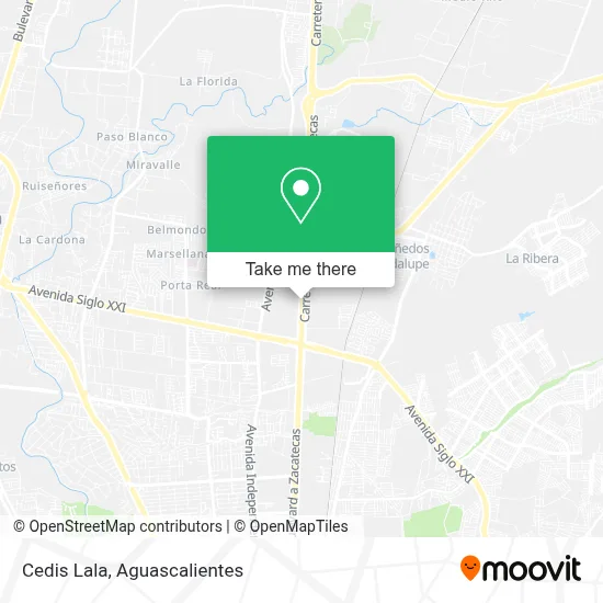 Cedis Lala map