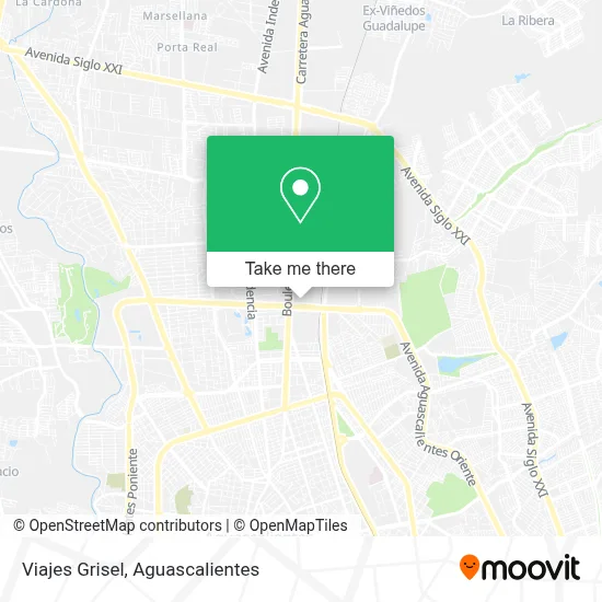 Viajes Grisel map