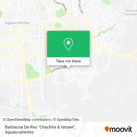Barbacoa De Res "Chachita & Ismael" map