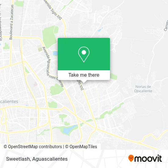 Sweetlash map