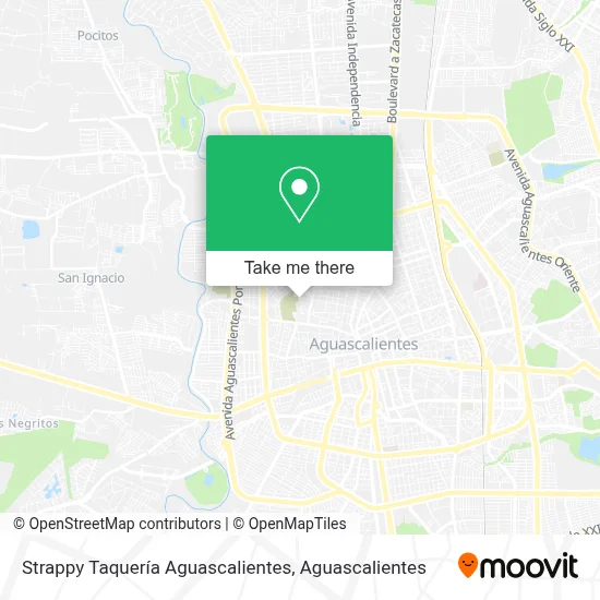 Strappy Taquería Aguascalientes map