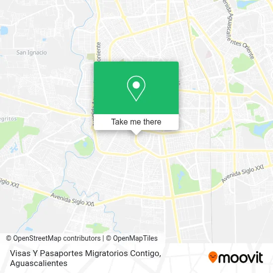 Visas Y Pasaportes Migratorios Contigo map