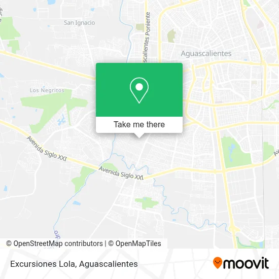 Excursiones Lola map