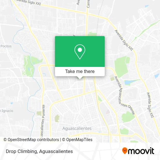 Drop Climbing map