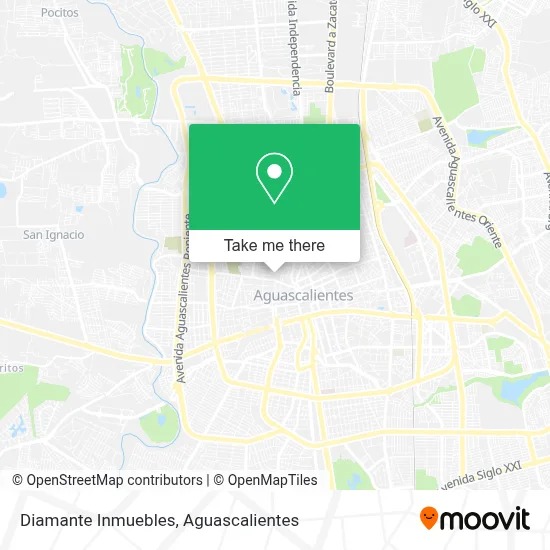 Diamante Inmuebles map