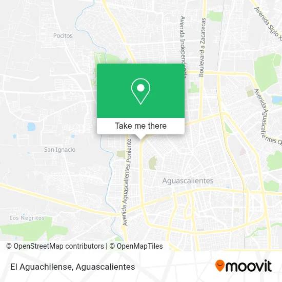 El Aguachilense map
