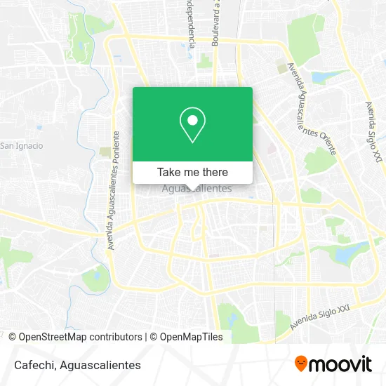Cafechi map