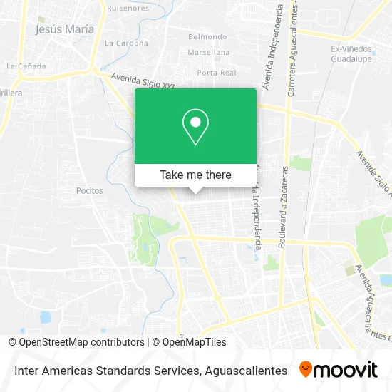 Inter Americas Standards Services map