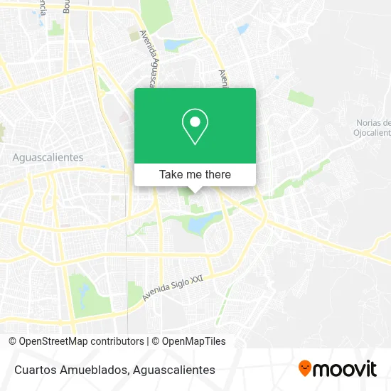 Cuartos Amueblados map