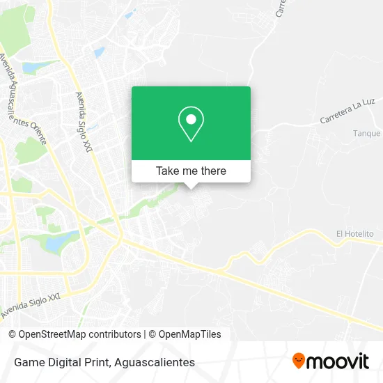 Game Digital Print map