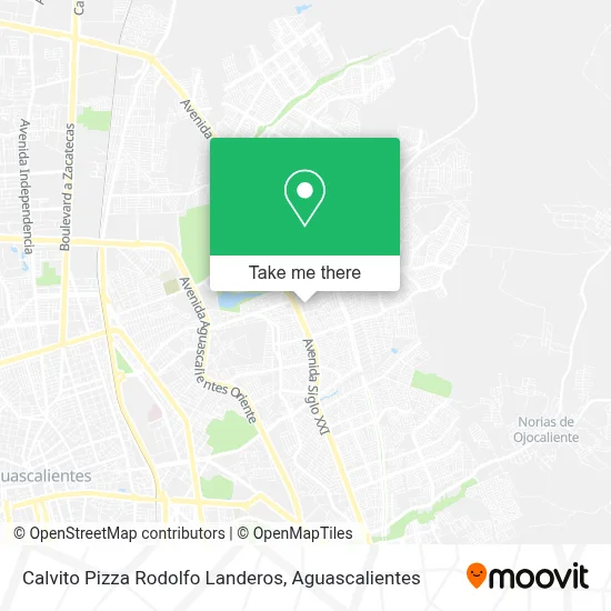 Calvito Pizza Rodolfo Landeros map