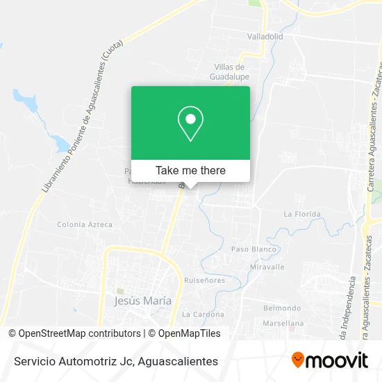 Servicio Automotriz Jc map