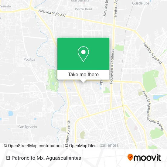El Patroncito Mx map