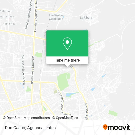Don Castor map
