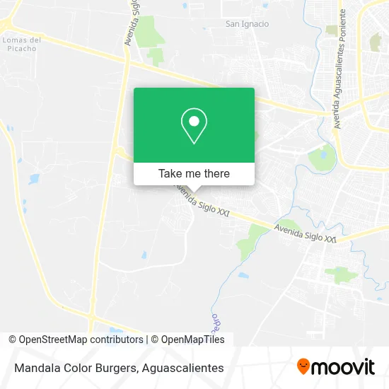 Mandala Color Burgers map