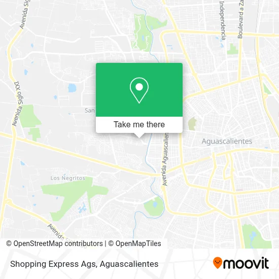 Shopping Express Ags map
