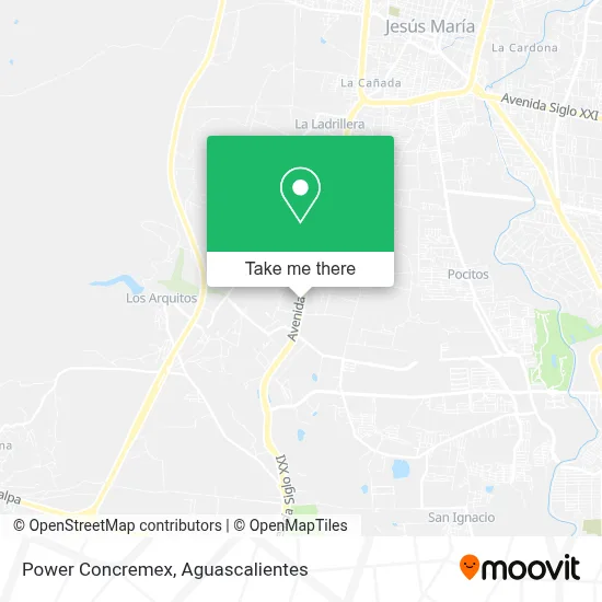 Power Concremex map