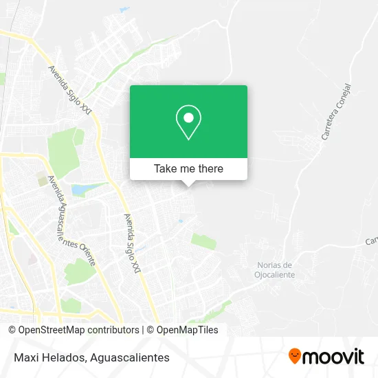 Maxi Helados map