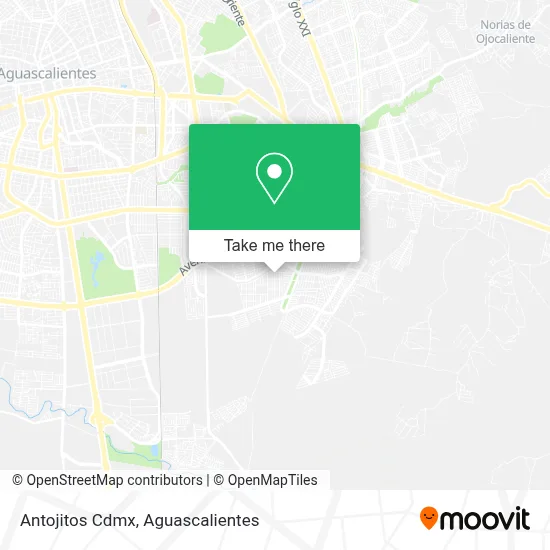 Antojitos Cdmx map