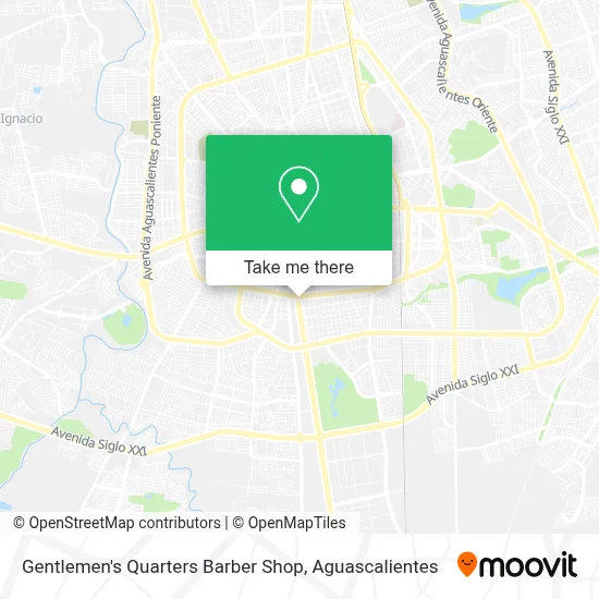 Gentlemen's Quarters Barber Shop map