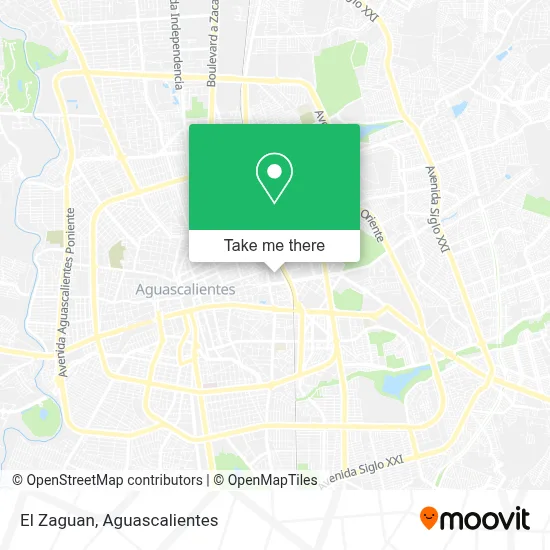 El Zaguan map
