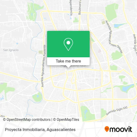 Proyecta Inmobiliaria map