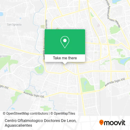 Centro Oftalmologico Doctores De Leon map
