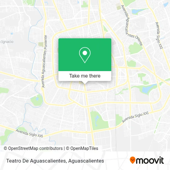 Teatro De Aguascalientes map