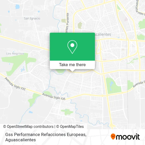 Gss Performance Refacciones Europeas map