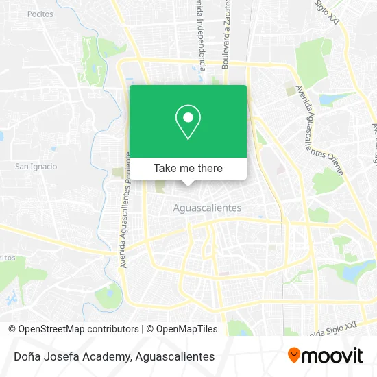 Doña Josefa Academy map