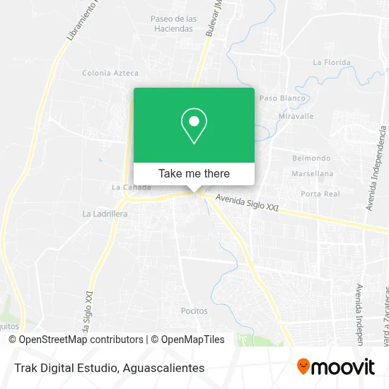Trak Digital Estudio map