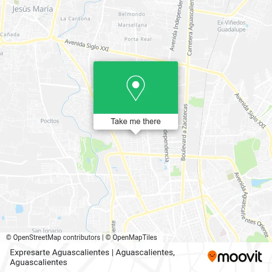 Expresarte Aguascalientes | Aguascalientes map